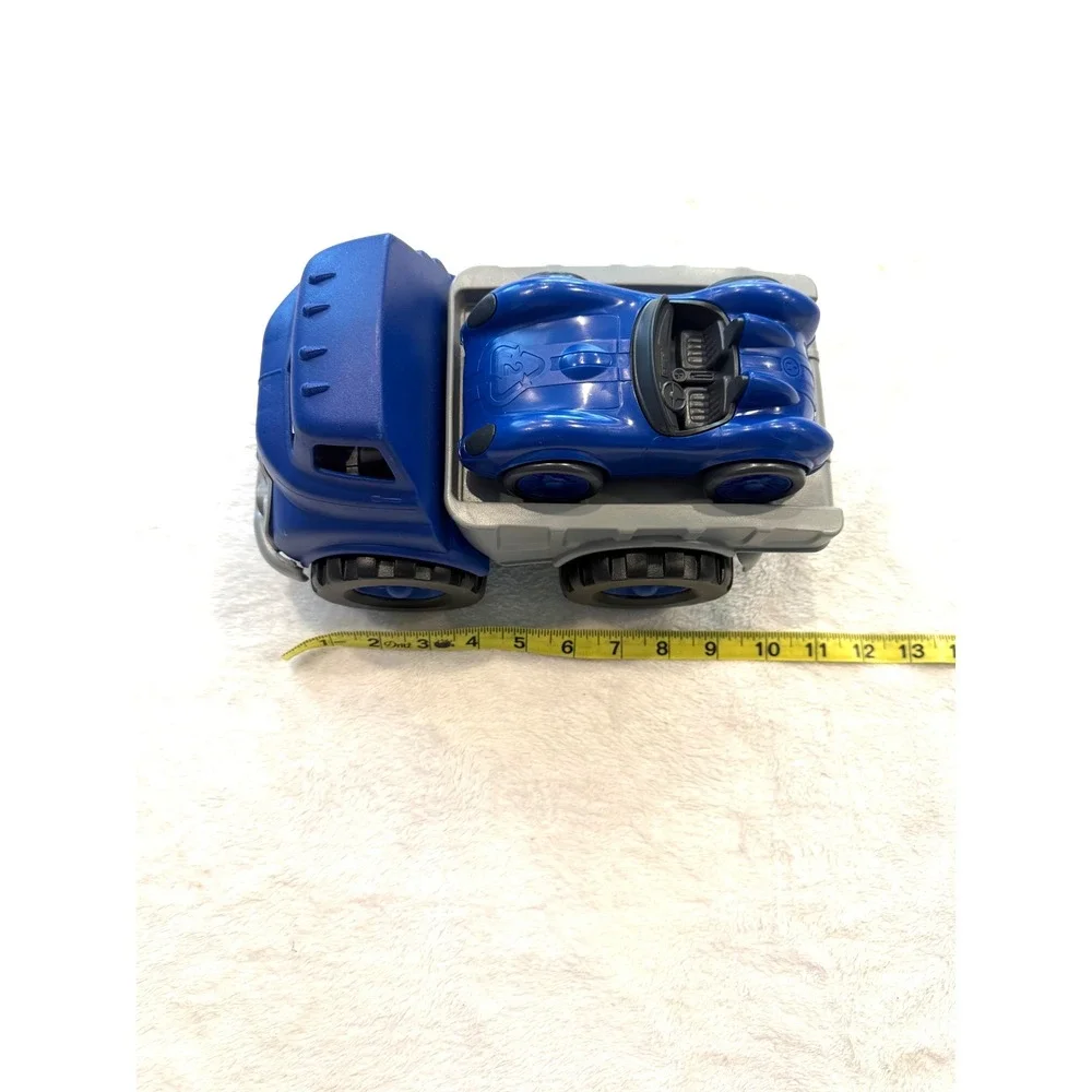 Green Toys Blue Dump Truck‎ and Race Car Set Recycled Plastic Eco Friendly USA